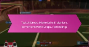 Read more about the article Twitch Drops: Historische Ereignisse, Bemerkenswerte Drops, Fanlieblinge