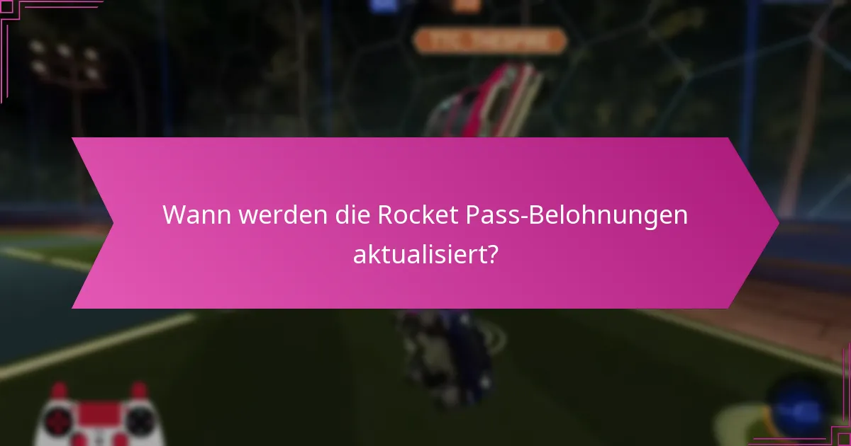 Wie verdiene ich Rocket Pass-Belohnungen?