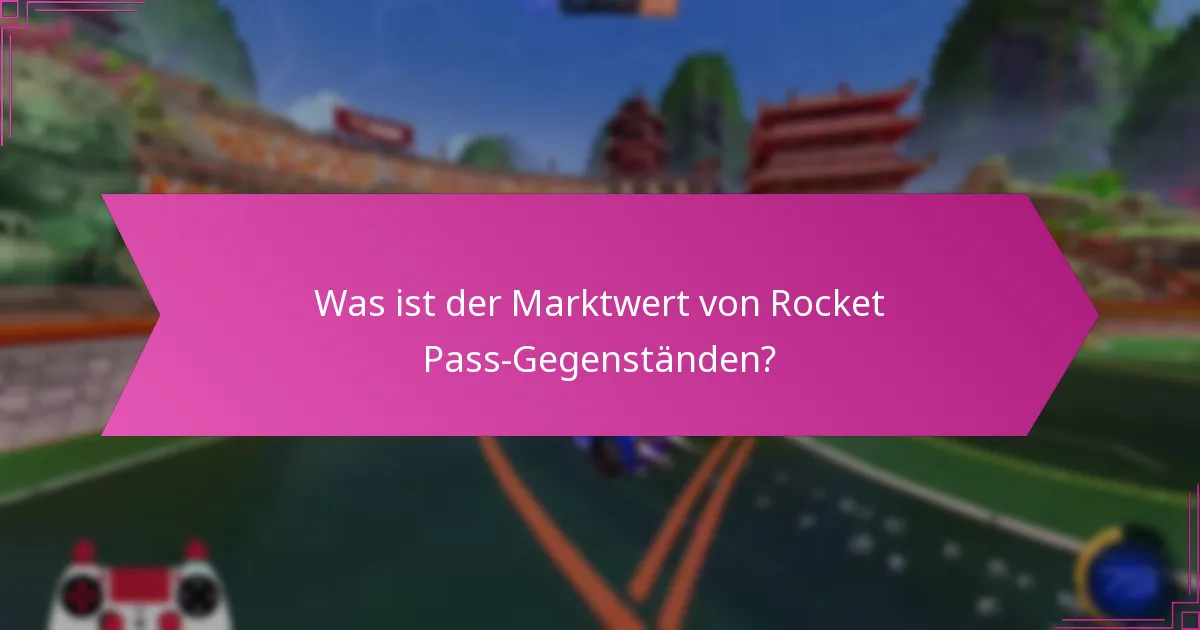 Wie können Spieler Rocket Pass-Gegenstände handeln?